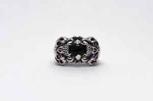 Anel double skull