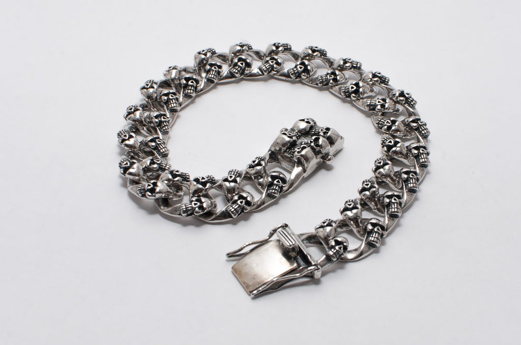 Pulseira cuban double face